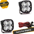 Baja Designs 557801 Squadron Sport Black Led Auxiliary Light Pod Pair. Fixed Price $249.95.