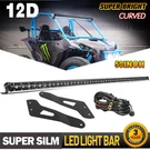 Silm 52" Led Light Bar Strip Upper Roof Brackets Wire Kit Fit Can-am Maverick X3. Fixed Price $104.86.