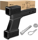 Nilight Trailer Dual Hitch Extender For 2 Inch Receiver With 6 Rise. Fixed Price $23.99.