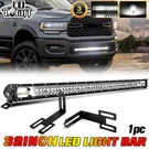 32 Led Dual Row Light Bar Combo+bumper Bracket For Dodge Ram 2500 3500 2010-2019. Fixed Price $88.87.