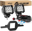 Nilight Driving Fog Off Road Led Lights Bar With Wiring Harness Kit. Fixed Price $39.99.