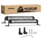 Nilight Slim Bar 2PCS 11 Inch 26LED Single Row Spot Flood Combo. Fixed Price $34.99.