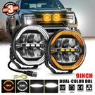 Pair 9INCH Led Round Driving Work Lights Offroad Drl Spotlight Truck Black. Fixed Price $249.99.