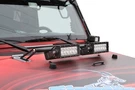 Black Hood Mounted Light Bar For Jeep Wrangler Jk 07-18 Steinjager. Fixed Price $151.19.