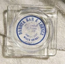 Dakota Bar & Lounge Philip Sc James E. Carr Mixed Drinks Glass Ashtray. Fixed Price $20.00.