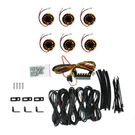 Kc Hilites Cyclone V2 Led 6 Light Universal Kit 5W Flood Beam - Amber. Fixed Price $344.98.