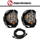 Baja Designs Pair LP9 Pro Led Driving/combo Clear Lights W/ Wiring Harness. Fixed Price $1333.85.