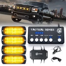 Xprite 24 Led Amber Grill Side Marker Emergency Strobe Light Bar Kit Tow Truck. Fixed Price $51.24.