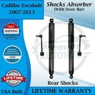Gabriel Oem Rear Shocks W/ Sway Bar For 2007-2013 Cadillac Escalade Lifetime Wa.. Fixed Price $126.93.