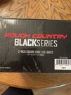 Rough Country 2" Black Series Square Cree Cube Led Lights Flood - 70133BL. Fixed Price $70.00.