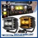Uni-shine 5 Inch Led Side Shooter Pods Off Road Driving Fog Light Truck Atv Utv. Fixed Price $143.50.