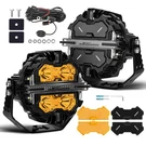 Maxpeedingrods Inch 212W Round Led Off Road Lights + 3.5" Amber Flood Light.... Fixed Price $231.41.