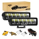 2X Auxbeam 6.3" Inch Led Bar Fog Driving Lights Jeep Ford Atv Boat 4WD. Fixed Price $53.99.