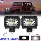 24000LM Pair 4" Inch Led Work Light Bar Flood Spot Beam Cube Pods Fog For Jeep. Fixed Price $11.21.