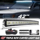 Roof 42" Curved Led Light Bar Offroad Combo Wire For Toyota Tacoma 4RUNNER 95-04. Fixed Price $122.21.