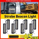 6LED Car Truck Amber/white Beacon Warning Hazard Flash Strobe Light 1/2SET. Fixed Price $99.74.