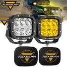 Auxbeam 5"INCH Led Work Light Bar Offroad Driving Lamp White/amber Pods & Covers. Fixed Price $179.99.