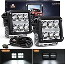 Nilight In Square Led Pod Lights With Drl 60W 6487LM For Truck Utv Atv Suv 4X4. Fixed Price $104.99.