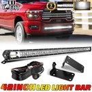 42" Led Light Bar Combo+bumper Brackets+wiring For Dodge Ram 2500 3500 2010-2019. Fixed Price $97.04.