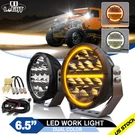 6.5" Led Driving Light Spot Flood Combo Amber White Angel Eye Offroad Truck Lamp. Fixed Price $173.93.
