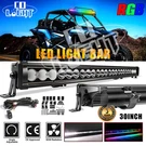 32 Inch 280W Off Road Led Light Bar W/ Multi Color Rgb Halo Truck Suv Atv Pk 30". Fixed Price $141.60.