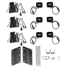 Rough Country Oe Steel Bumper Cube Lights Black Series Spot Beam 2" Set Bronc.... Fixed Price $264.95.