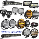 Led Work Bar Flood Spot Lights Driving Fog Lamps Offroad Car Suv For Jeep. Fixed Price $52.23.