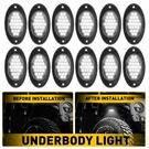 For Offroad Suv Pickup Truck Led White Underbody Rock Lights Trail Glow Lamp Us. Fixed Price $45.59.