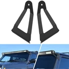 Nilight 2PCS 50 Inch Curved Led Bar Bracket At Upper Windshield Roof Cab. Fixed Price $18.99.