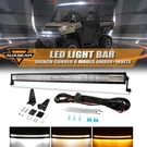 Auxbeam 50"INCH 168W Led Light Bar White Yellow Mode Atv Utv Truck For Jeep Us. Fixed Price $169.99.