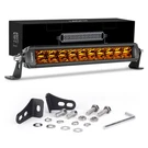 Lasfit 12" Inch Amber Led Light Bar Spot Flood Combo Offroad Driving Truck Atv. Fixed Price $60.00.