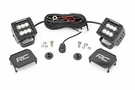 Rough Country Led Light Ditch Mount 2" Black Pair Flood Ford Bronco 2021. Fixed Price $104.95.