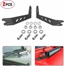 Nilight 2PCS Hood Mounting Brackets For 07-16 Jeep Wrangler Jk 20" Led Bar. Fixed Price $22.99.