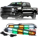 34 Inch Emergency Visor Strobe Lights 40 Led Warning Amber/green. Fixed Price $115.05.