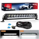 Nilight 15.5 Inch Single Row Slim Led Bar 60W 6650LM Anti-glare Flood Spot. Fixed Price $91.51.