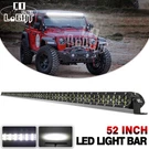 Roof 52INCH Dual Row Led Work Light Bar Off Road Spot Flood Combo Driving Suv 50. Fixed Price $96.79.