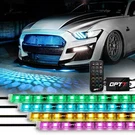 OPT7 Aura Led Lighting Kit For Grille 4PC 12" Multi-color Strips. Fixed Price $49.99.