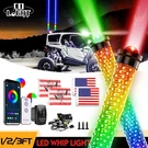 Pair Fat Laser Chasing Led Whip Lights 1FT 2FT 3FT For Polaris Rzr Can-am X3 Utv. Fixed Price $152.88.