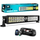 Nilight Bar 22 Inch 37LED Dual Row Spot Flood Combo Night Vision Off. Fixed Price $112.18.
