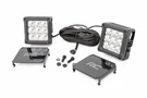 Rough Country 4-INCH Square Cree Led Lights-pair Chrome Series W/ Cool White Drl. Fixed Price $249.95.