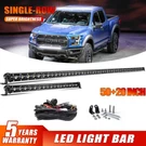 50''+20''INCH Led Light Bar Spot Flood Combo Truck Roof Hood 4X4 Offroad Driving. Fixed Price $118.55.