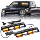 Xridonsen 14 Inch Amber White Emergency Dash Strobe Light 32 Led Flashing. Fixed Price $55.89.