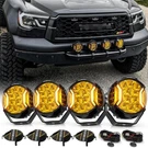 4PCS Auxbeam 5 Inch 172W Led Side Shooter Amber/white Pod Lights W/ Drl. Fixed Price $329.99.