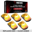 Recon 264343CLHPAM Led Cab Roof Light Kit Clear/amber 17-22 Super Duty. Fixed Price $279.95.