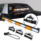 35" Cob Led Strobe Light Bar Emergency Dash Warning Flasher 40W Amber White 12V. Fixed Price $53.19.