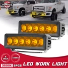 OFFROADTOWN-6INCH Amber Led Heavy Duty Light Bar Driving Pods Truck Suv. Fixed Price $64.99.