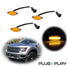 2010-2014 Ford Raptor F150 Svt Front Grille Drl Marker Lights 3PCS Amber. Fixed Price $19.99.