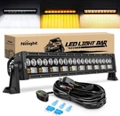 Nilight Led Bar 7D 22INCH 150W Spot Flood Combo Beam Amber White. Fixed Price $79.99.