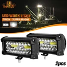 Pair 7" Work Light Bar Off Road Driving 36W Led Fog Suv Boat Spot Dot. Fixed Price $20.59.