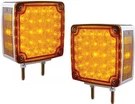 Pedestal Square Double Stud Fender Mount Light 52LED Truck Turn United Pacific. Fixed Price $95.67.